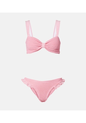 Hunza G Loretta ruffled bikini
