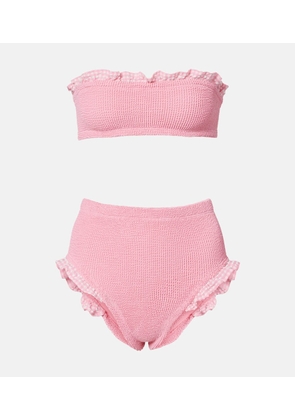 Hunza G Peggy ruffled bikini