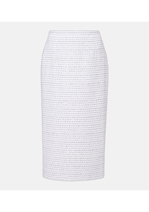 Alessandra Rich Sequined tweed midi skirt