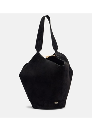 Khaite Lotus Small suede tote bag