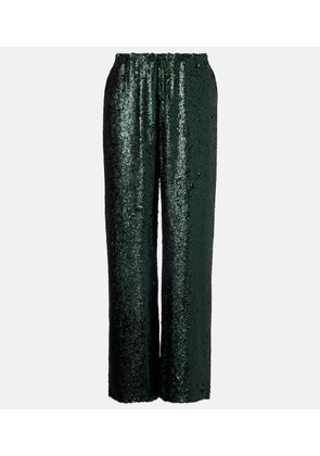 Dries Van Noten Sequined straight pants