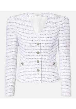 Alessandra Rich Striped tweed jacket
