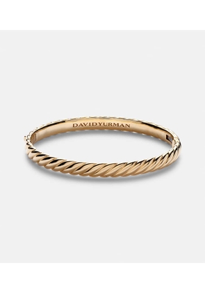David Yurman Sculpted Cable 18kt gold bangle