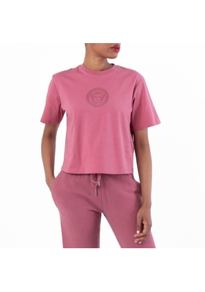 Versace Medusa Cotton Crop T-Shirt