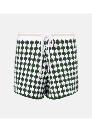 The Upside Portobello Malik crochet cotton shorts