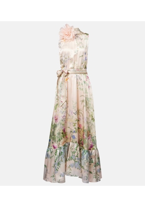 Camilla Crystal-embellished silk maxi dress