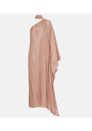 Taller Marmo Petra one-shoulder fil coupe maxi dress