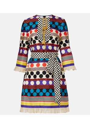 Valentino Escape polka-dot silk minidress