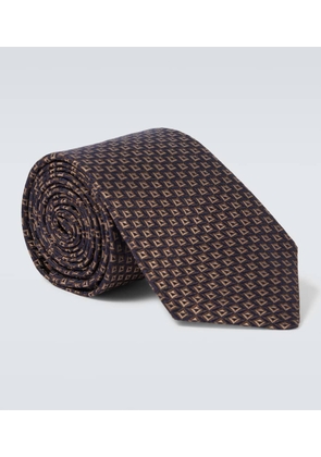 Canali Silk jacquard tie