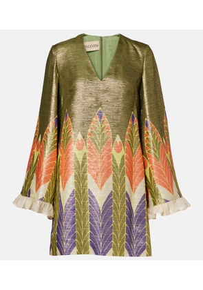 Valentino Escape printed silk-blend minidress
