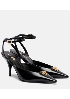 Versace La Medusa 85 leather pumps