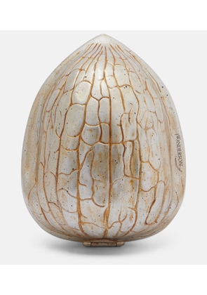 JW Anderson Walnut clutch