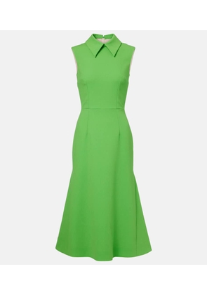 Emilia Wickstead Leontine wool crepe midi dress