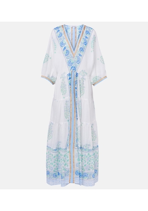 Juliet Dunn Paisley cotton maxi dress