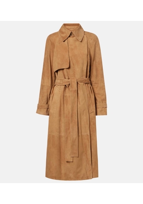 Proenza Schouler Ramona suede trench coat
