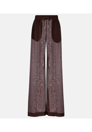 Tom Ford Cotton and silk palazzo pants