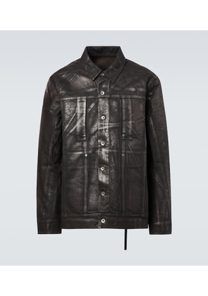 Rick Owens Coated denim jacket