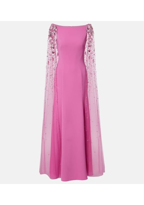 Jenny Packham Bittersweet beaded caped gown