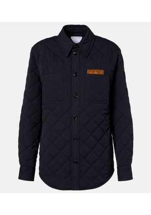 Bottega Veneta Quilted cotton-blend overshirt