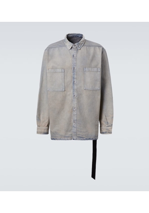 Rick Owens Faded denim shirt