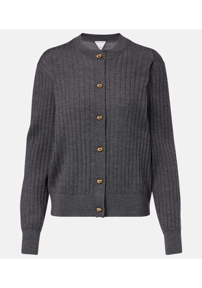 Bottega Veneta Knot ribbed-knit wool cardigan