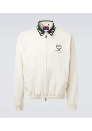 Ralph Lauren Purple Label Cotton and cashmere bomber jacket