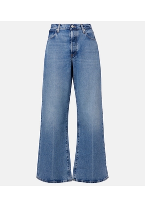 Frame Loose mid-rise wide-leg jeans