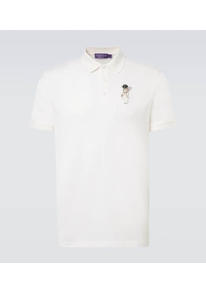 Ralph Lauren Purple Label Polo Bear cotton and cashmere polo shirt
