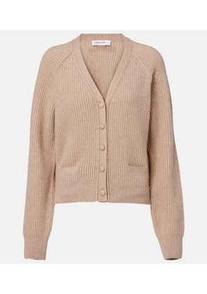 Victoria Beckham Ribbed-knit wool and cashmere cardigan