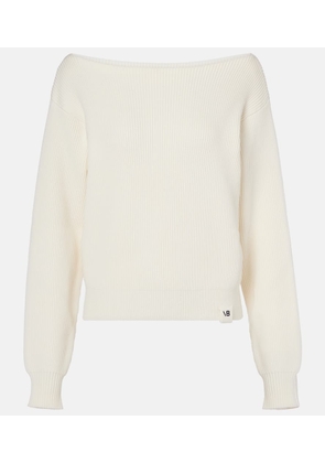 Victoria Beckham Cotton and silk-blend sweater