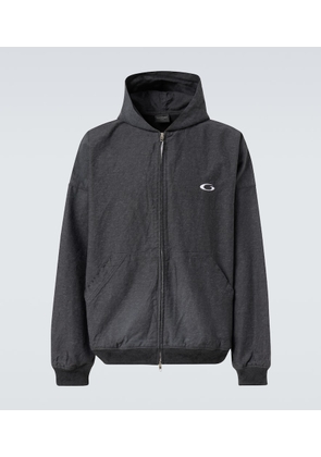 Balenciaga Trompe l-oil denim hoodie