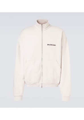 Balenciaga Logo cotton jersey track jacket