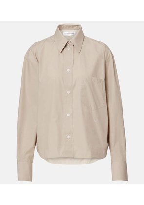 Victoria Beckham Cropped cotton shirt