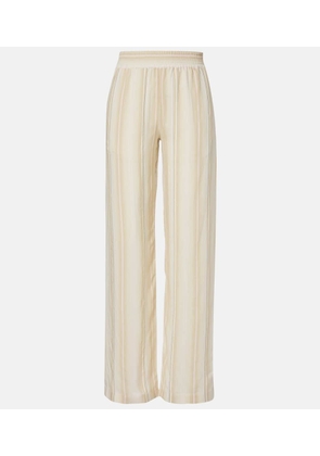 Victoria Beckham Striped wide-leg pants