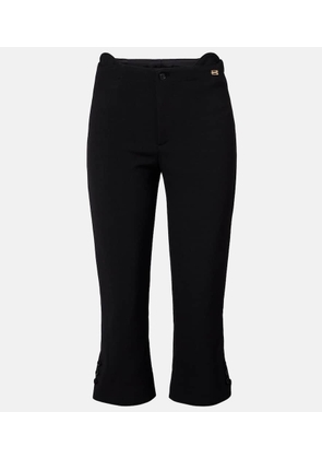 Victoria Beckham Logo capri pants
