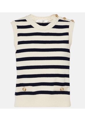 Frame The Harbor cotton-blend sweater vest