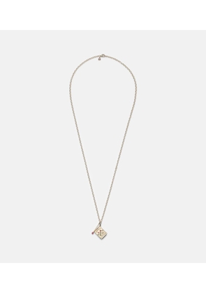 Sydney Evan Perfect Match 14kt gold necklace with diamonds and rubies