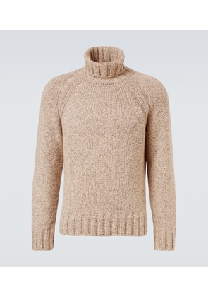 Zegna Cashmere and wool turtleneck sweater