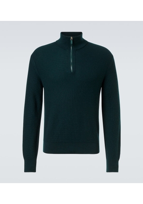 Zegna Cashmere half-zip sweater