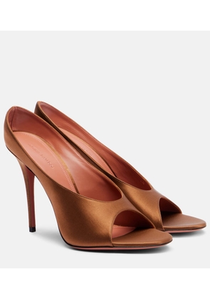 Amina Muaddi Anok 105 satin mules