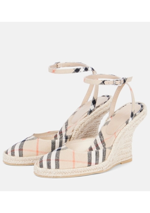 Burberry LF Mews 90 espadrille wedges