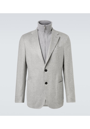 Zegna Layered cashmere blazer