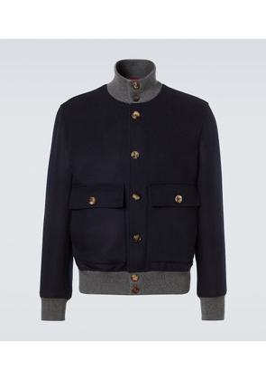 Brunello Cucinelli Wool varsity jacket