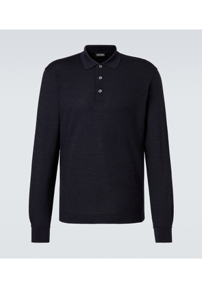 Zegna Cotton and silk polo shirt
