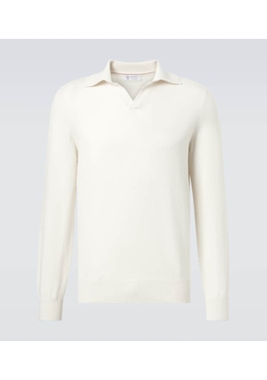 Brunello Cucinelli Cashmere polo sweater