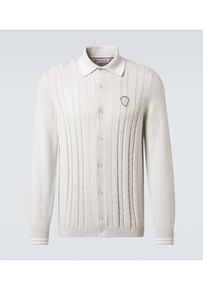Brunello Cucinelli Cable-knit cotton cardigan