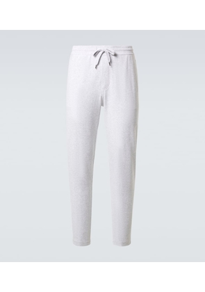 Brunello Cucinelli Cotton-blend jersey sweatpants
