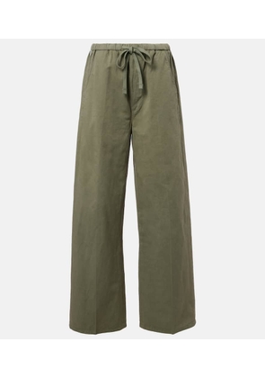 Citizens of Humanity Aurora cotton and linen wide-leg pants