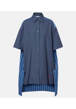 JW Anderson Striped cotton poplin shirt dress
