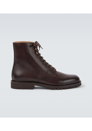 Brunello Cucinelli Leather lace-up boots